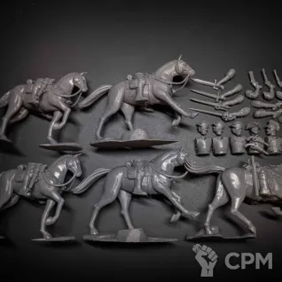 Описание картинки Freerider Scout Cavalry от PocketSized Prints по цене 1 500руб | Свободный Рынок Миниатюр - СРМ