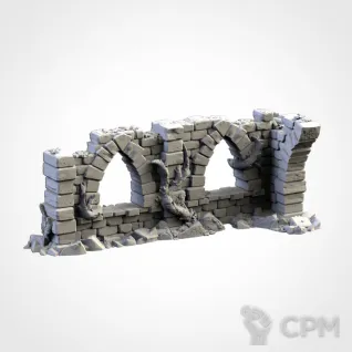 Описание картинки ABANDONED CITY RUINS от Мастерская террейна по цене 3 900руб | Свободный Рынок Миниатюр - СРМ