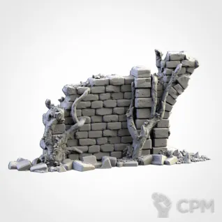 Описание картинки ABANDONED CITY RUINS от Мастерская террейна по цене 3 900руб | Свободный Рынок Миниатюр - СРМ