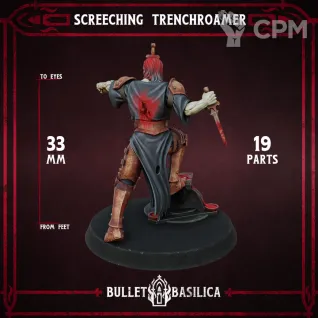Описание картинки Screeching Trenchroamer от Manufactorum76 по цене 200руб | Свободный Рынок Миниатюр - СРМ