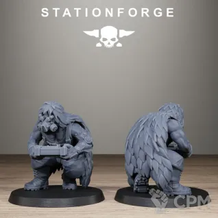 Описание картинки GrimGuard Jungle Fighter Snipers от PocketSized Prints по цене 1 500руб | Свободный Рынок Миниатюр - СРМ