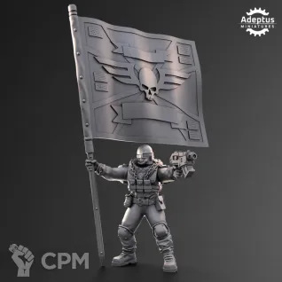 Описание картинки Command Squad. Spectre Regiment. Imperial Guard. от Manufactorum76 по цене 600руб | Свободный Рынок Миниатюр - СРМ