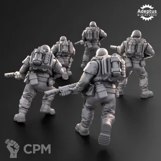 Описание картинки Squad. Spectre Regiment. Imperial Guard. от Manufactorum76 по цене 1 400руб | Свободный Рынок Миниатюр - СРМ