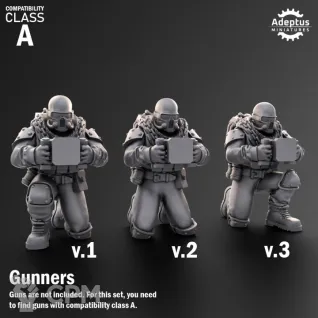 Описание картинки Heavy Weapons Team. Spectre Regiment. Imperial Guard. Compatibility class A. от Manufactorum76 по цене 450руб | Свободный Рынок Миниатюр - СРМ