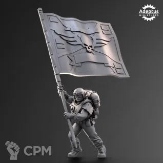 Описание картинки Command Squad. Warden Regiment. Imperial Guard от Manufactorum76 по цене 600руб | Свободный Рынок Миниатюр - СРМ