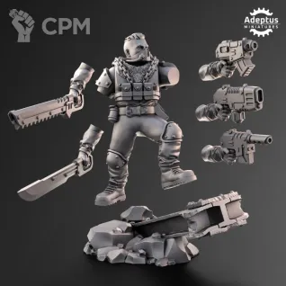 Описание картинки Commander. Spectre Regiment. Imperial Guard. (FULL PACK) от Manufactorum76 по цене 280руб | Свободный Рынок Миниатюр - СРМ