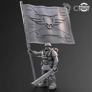 Описание картинки Command Squad. Koelner Regiment. Imperial Guard. от Manufactorum76 по цене 600руб | Свободный Рынок Миниатюр - СРМ