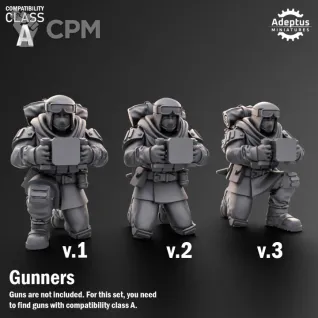 Описание картинки Heavy Weapons Team. Khaleeth Regiment. Imperial Guard. Compatibility class A. от Manufactorum76 по цене 450руб | Свободный Рынок Миниатюр - СРМ
