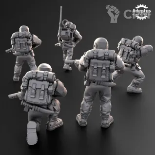 Описание картинки Squad. Warden Regiment. Imperial Guard от Manufactorum76 по цене 1 400руб | Свободный Рынок Миниатюр - СРМ
