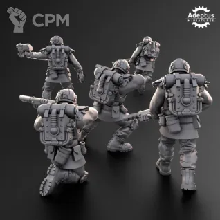 Описание картинки Squad. Dysorius Troops. Imperial Guard. от Manufactorum76 по цене 1 400руб | Свободный Рынок Миниатюр - СРМ