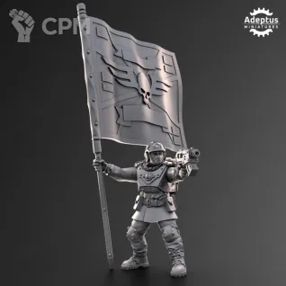 Описание картинки Command Squad. Dysorius Troops. Imperial Guard. от Manufactorum76 по цене 600руб | Свободный Рынок Миниатюр - СРМ