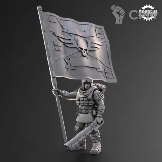 Описание картинки Command Squad. Khaleeth Regiment. Imperial Guard. от Manufactorum76 по цене 600руб | Свободный Рынок Миниатюр - СРМ