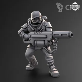 Описание картинки Special weapons. Koelner Regiment. Imperial Guard. от Manufactorum76 по цене 600руб | Свободный Рынок Миниатюр - СРМ