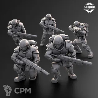 Описание картинки Squad. Ultima Troops. Imperial Guard. от Manufactorum76 по цене 1 400руб | Свободный Рынок Миниатюр - СРМ