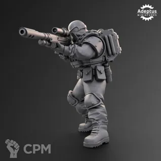 Описание картинки Snipers. Spectre Regiment. Imperial Guard. от Manufactorum76 по цене 450руб | Свободный Рынок Миниатюр - СРМ