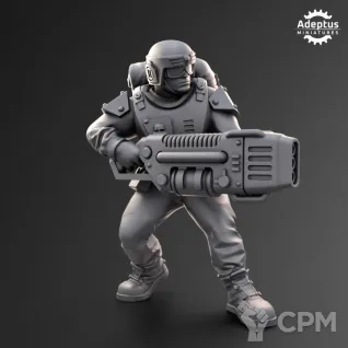 Описание картинки Special weapons. Warden Regiment. Imperial Guard от Manufactorum76 по цене 600руб | Свободный Рынок Миниатюр - СРМ