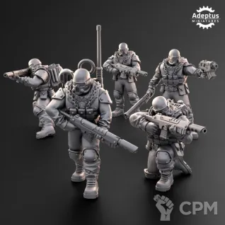 Описание картинки Squad. Spectre Regiment. Imperial Guard. от Manufactorum76 по цене 1 400руб | Свободный Рынок Миниатюр - СРМ