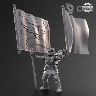 Описание картинки Command Squad. Dysorius Troops. Imperial Guard. от Manufactorum76 по цене 600руб | Свободный Рынок Миниатюр - СРМ