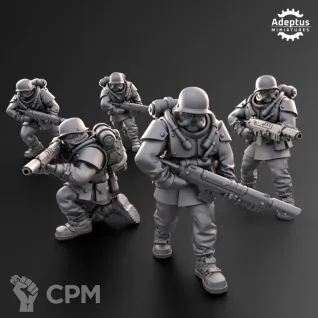 Описание картинки Squad. Koelner Regiment. Imperial Guard. от Manufactorum76 по цене 1 400руб | Свободный Рынок Миниатюр - СРМ