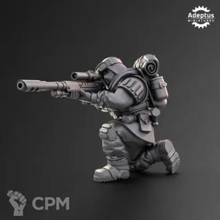 Описание картинки Snipers. Khaleeth Regiment. Imperial Guard. от Manufactorum76 по цене 450руб | Свободный Рынок Миниатюр - СРМ