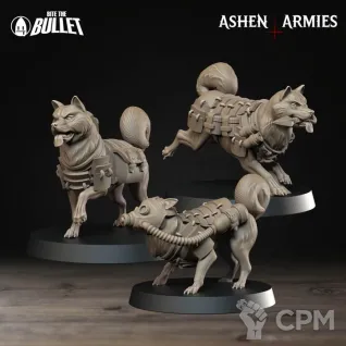 Описание картинки Combat Dogs от PocketSized Prints по цене 180руб | Свободный Рынок Миниатюр - СРМ