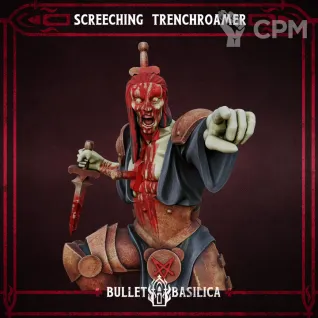 Описание картинки Screeching Trenchroamer от Manufactorum76 по цене 200руб | Свободный Рынок Миниатюр - СРМ
