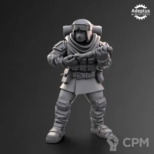 Описание картинки Command Squad. Khaleeth Regiment. Imperial Guard. от Manufactorum76 по цене 600руб | Свободный Рынок Миниатюр - СРМ