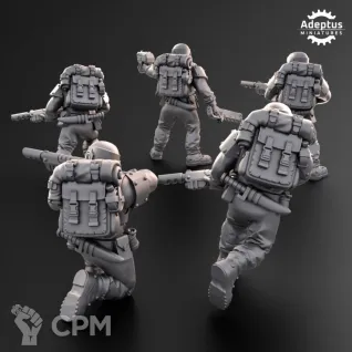 Описание картинки Squad. Warden Regiment. Imperial Guard от Manufactorum76 по цене 1 400руб | Свободный Рынок Миниатюр - СРМ