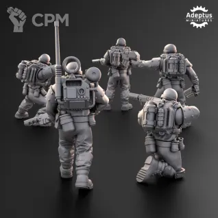 Описание картинки Squad. Spectre Regiment. Imperial Guard. от Manufactorum76 по цене 1 400руб | Свободный Рынок Миниатюр - СРМ