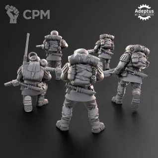 Описание картинки Squad. Khaleeth Regiment. Imperial Guard. от Manufactorum76 по цене 1 400руб | Свободный Рынок Миниатюр - СРМ