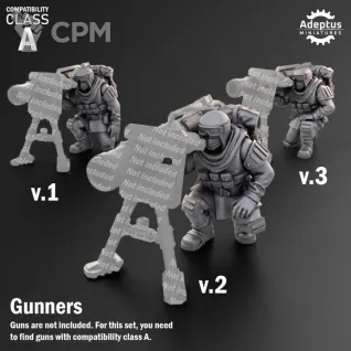 Описание картинки Heavy Weapons Team. Khaleeth Regiment. Imperial Guard. Compatibility class A. от Manufactorum76 по цене 450руб | Свободный Рынок Миниатюр - СРМ