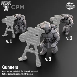 Описание картинки HeaHeavy Weapons Team. Ultima Troops. Imperial Guard. Compatibility class A. от Manufactorum76 по цене 450руб | Свободный Рынок Миниатюр - СРМ