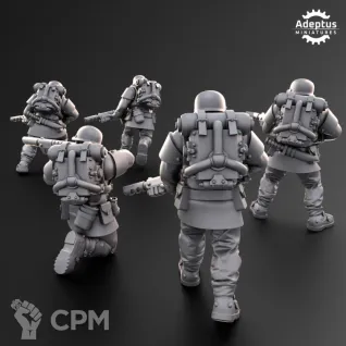Описание картинки Squad. Koelner Regiment. Imperial Guard. от Manufactorum76 по цене 1 400руб | Свободный Рынок Миниатюр - СРМ