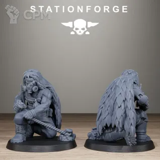Описание картинки GrimGuard Jungle Fighter Snipers от PocketSized Prints по цене 1 500руб | Свободный Рынок Миниатюр - СРМ