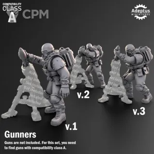 Описание картинки Heavy Weapons Team. Spectre Regiment. Imperial Guard. Compatibility class A. от Manufactorum76 по цене 450руб | Свободный Рынок Миниатюр - СРМ