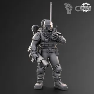Описание картинки Command Squad. Spectre Regiment. Imperial Guard. от Manufactorum76 по цене 600руб | Свободный Рынок Миниатюр - СРМ