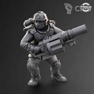 Описание картинки Special weapons. Dysorius Troops. Imperial Guard. от Manufactorum76 по цене 600руб | Свободный Рынок Миниатюр - СРМ