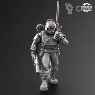 Описание картинки Command Squad. Warden Regiment. Imperial Guard от Manufactorum76 по цене 600руб | Свободный Рынок Миниатюр - СРМ