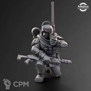 Описание картинки Command Squad. Khaleeth Regiment. Imperial Guard. от Manufactorum76 по цене 600руб | Свободный Рынок Миниатюр - СРМ