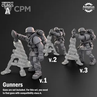 Описание картинки Heavy Weapons Team. Koelner Regiment. Imperial Guard. Compatibility class A. от Manufactorum76 по цене 450руб | Свободный Рынок Миниатюр - СРМ