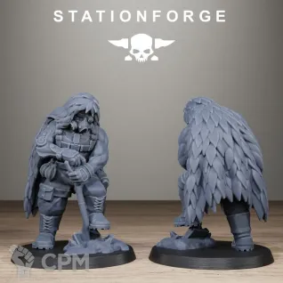 Описание картинки GrimGuard Jungle Fighter Snipers от PocketSized Prints по цене 1 500руб | Свободный Рынок Миниатюр - СРМ