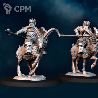 Описание картинки Iron Hills Goat Riders от Мастерская террейна по цене 400руб | Свободный Рынок Миниатюр - СРМ