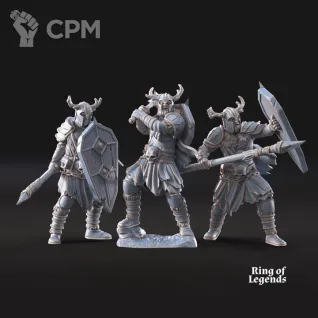 Описание картинки Warriors of Carn Dûm от Мастерская террейна по цене 900руб | Свободный Рынок Миниатюр - СРМ