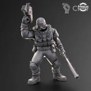 Описание картинки Command Squad. Spectre Regiment. Imperial Guard. от Manufactorum76 по цене 600руб | Свободный Рынок Миниатюр - СРМ