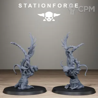 Описание картинки Corrupted Guard Possessed Demon от PocketSized Prints по цене 1 800руб | Свободный Рынок Миниатюр - СРМ