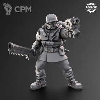 Описание картинки Command Squad. Koelner Regiment. Imperial Guard. от Manufactorum76 по цене 600руб | Свободный Рынок Миниатюр - СРМ