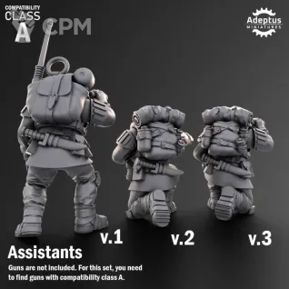 Описание картинки Heavy Weapons Team. Khaleeth Regiment. Imperial Guard. Compatibility class A. от Manufactorum76 по цене 450руб | Свободный Рынок Миниатюр - СРМ