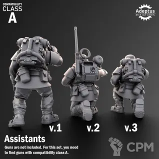 Описание картинки Heavy Weapons Team. Koelner Regiment. Imperial Guard. Compatibility class A. от Manufactorum76 по цене 450руб | Свободный Рынок Миниатюр - СРМ