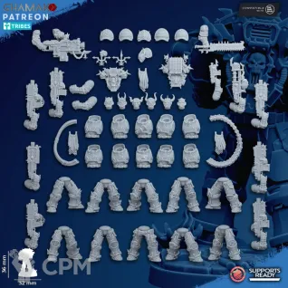 Описание картинки Traitor Militum\Chaos Space Marines от Мастерская террейна по цене 1 200руб | Свободный Рынок Миниатюр - СРМ