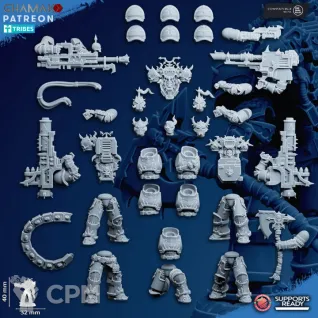Описание картинки Traitor Desolators\Chaos Space Marines Havocs от Мастерская террейна по цене 750руб | Свободный Рынок Миниатюр - СРМ